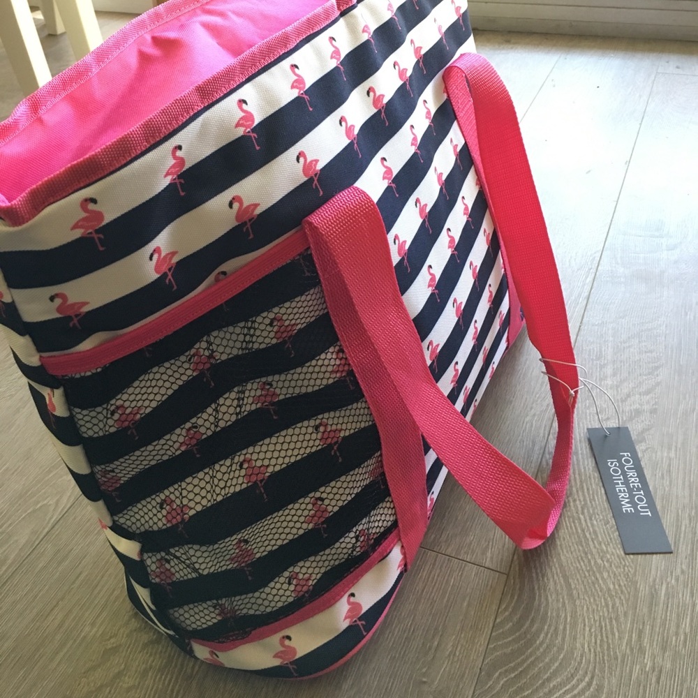 NWT Flamingo Insulated Tote